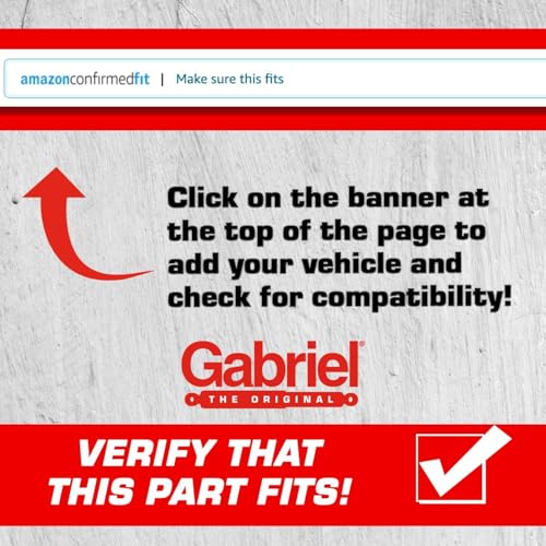 Gabriel 34036 Load Carrier Towing & Hauling Front Spring Shocks Fits Chevrolet C10, C20, C30, GMC C1500, K5 Blazer, Jimmy (Pair)