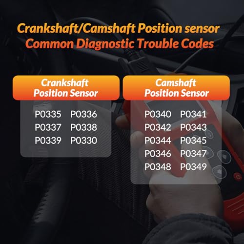 Mirthcos 5149167AF Crankshaft Position Sensor Compatible with Jeep Grand Cherokee 2011-2015, Wrangler & Dodge Challenger Charger 2011-2023, Grand Caravan & Chrysler 200 300 & Ram ProMaster 3.6L