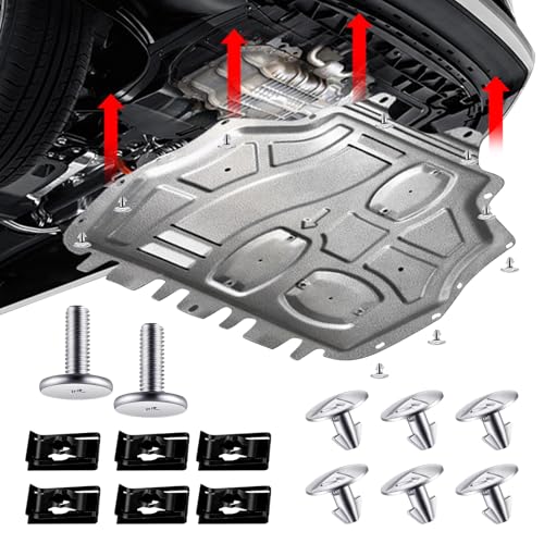 14PCS Engine Splash Shield Hardware Kit, Lower Cover Pin Screws and Clips, 90674-TY2-A01 90105-TBA-A00