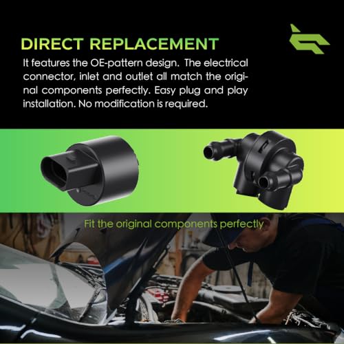 tostmolt 2pcs 12V Front+Rear Windshield Washer Fluid Pump Motor w/Grommet Fit Astro Safari Trailblazer Envoy Suburban Yukon Tahoe Escalade Acadia Typhoon S15 Jimmy S10 Blazer Traverse Caprice & Multi