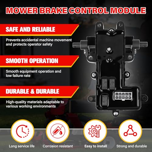 138-2514 Mower Brake Control Module Compatible with Toro Lawn Mower Tractor, Mower Brake Box Controller Assembly ASM for TimeCutter Exmark Quest E-Series and Exmark Quest S-Series, 3 Years Warranty