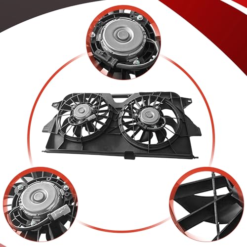 Partsflow Engine Cooling Fan Assembly For 2005-2007 Chrysler Town & Country For 2005-2008 Chrysler Voyager For 2005-2007 Dodge Caravan For 05-07 Dodge Grand Caravan 620-042