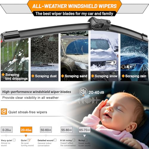 OEM Windshield Wiper Blade Replacement for GMC Terrain Chevy Equinox