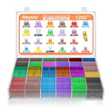 Nayoto 1200pcs Car Fuses Assortment Kit, 520PCS Standard Fuse Kit & 680PCS Mini Fuses + 1 Puller for Auto/RV/Truck/Motorcycle/Yacht (2A 3A 5A 7.5A 10A 15A 20A 25A 30A 35A 40A)