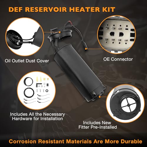 6.7L DEF Heater, Diesel Exhaust Fluid Reservoir Heater Kit Fits Ford