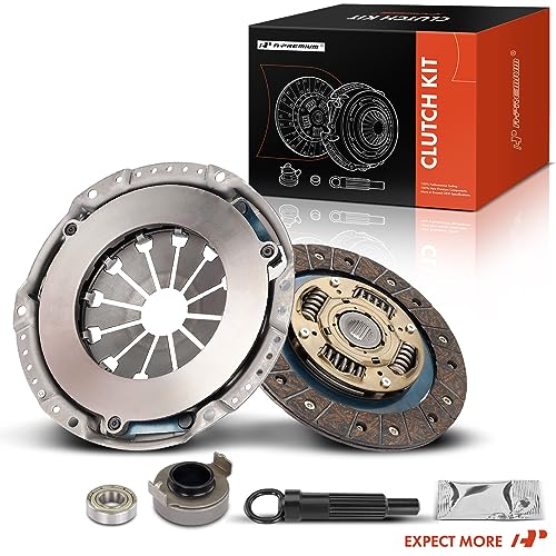 A-Premium Transmission Clutch Kit Set Compatible with Honda Civic 1992-2005, Civic del Sol 1993-1995, 1.5L 1.6L 1.7L, Replace# 22300P2E003, 621302177