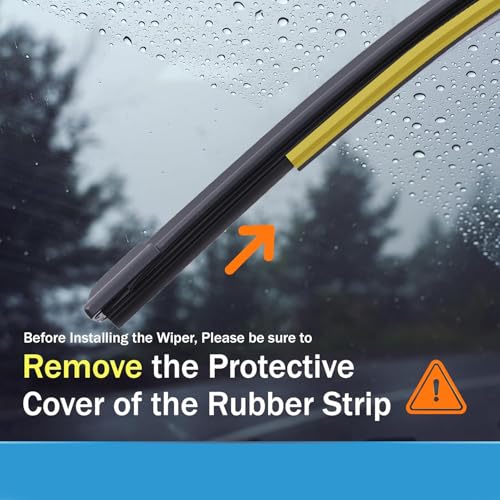 WINNERS Windshield Wiper Blades for 2024 2025 2026 Chevy Trax - Front & Rear Set, OEM Exact Fit, All-Season Rubber with Premium Aerodynamic Design