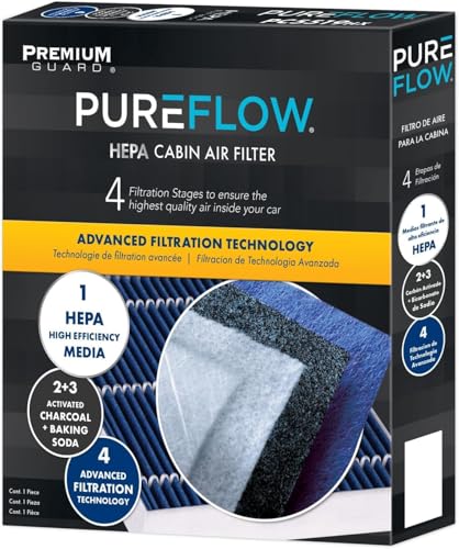 PureFlow HEPA Cabin Air Filter PC4329HX | Fits 2018-12 BMW 650i, 2016-13 M5, 2016-12 ActiveHybrid 5