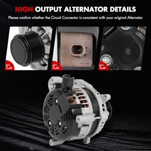 GDSMOTU Alternator Compatible for Honda for Civic 2.0L 2016-2022, 31100-5BA-A01 104211-3910 31100-5BA-A01RM