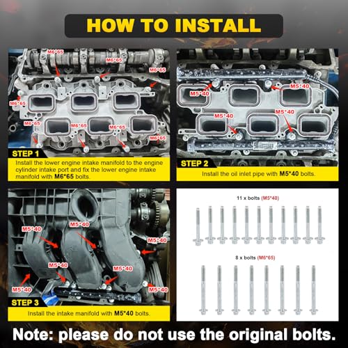 Upgraded Full Aluminum Engine Lower Intake Manifold Compatible with 2011-2020 Dodge Chrysler Jeep RAM - Durango Charger Challenger Avenger Town & Country ProMaster Grand Cherokee 3.6L V6