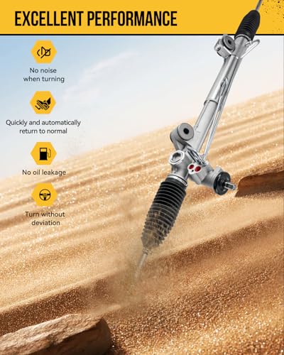 KAC Hydraulic Power Steering Rack and Pinion Assembly Compatible with Nissan 2005 2006 2007 Murano 3.5L AWD Replace# 263040