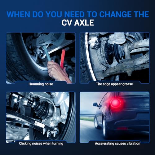 Autoround 664232 Front Left CV Axle Assembly Compatible with Honda Civic 2006 2007 2008 2009 2010 2011 2012 2013 2014 2015, 1.8L L4 Automatic Trans, Front Driver Side