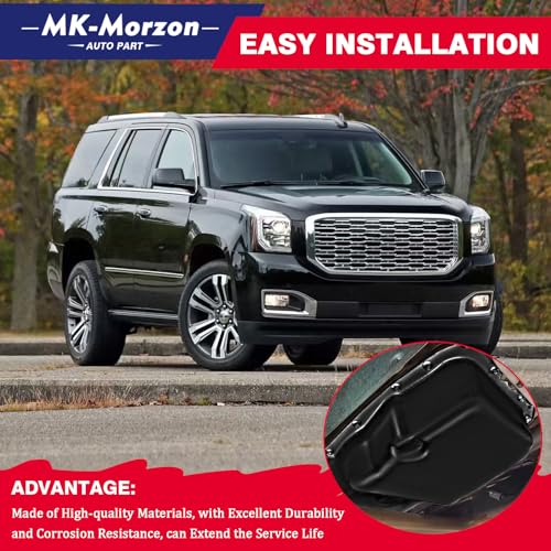 6L80 Transmission Oil Pan Kit 265-582 Compatible with Cadillac Escalade Chevy Avalanche Camaro Silverado Suburban GMC Sierra Yukon XL 1500 Hummer H2 Replaces# 24222657 24224781