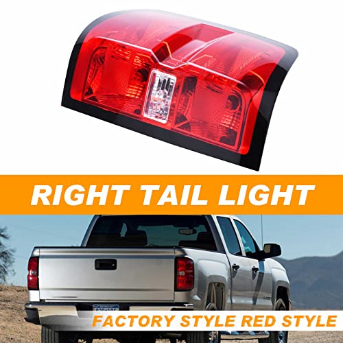 Right Tail Light Compatible With 2014 2015 Chevy Silverado 1500 2500 3500