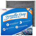 Spearhead Odor Defense Breathe Easy AC & Heater Cabin Filter | Fits Select 2005-2025 Toyota, Lexus, Jaguar, Land Rover, Pontiac, Scion, Subaru | Up to 25% Longer Lasting w/Activated Carbon (BE-285)