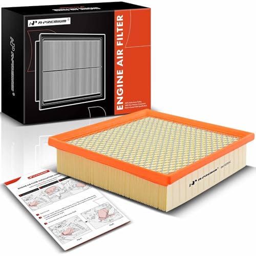A-Premium Engine Air Filter Compatible with Toyota, Dodge, Jeep & Lexus Models - Camry, Highlander, Avalon, Sienna, Durango, Grand Cherokee, ES350, NX300, RX350 - Replace# 17801-0P050