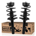 KUIPERAUTO 172614 172615 Complete Front Struts Coil Spring Assembly Compatible for 2005-2007 Ford Five Hundred/Mercury Montego FWD Front Pair Set Replacement Shock Absorbers