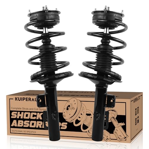 KUIPERAUTO 172614 172615 Complete Front Struts Coil Spring Assembly Compatible for 2005-2007 Ford Five Hundred/Mercury Montego FWD Front Pair Set Replacement Shock Absorbers