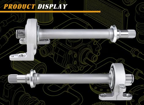 44500-SCV-A00 CV Intermediate Shaft (Manual Transmission) Compatible with Honda CR-V 2002-2005, Civic 2004-2005, Element 2003-2010, ACURA RSX 2002-2006, Replaces 44500-S6M-N00 Axle Half Shaft Assembly