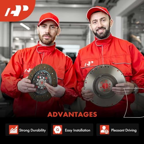 A-Premium Transmission Clutch Kit with Flywheel Compatible with Jeep Grand Cherokee 1994-1996, Wrangler 1994-1995/1997-2004, Cherokee 1994-2001, TJ 1997-2004, 4.0L