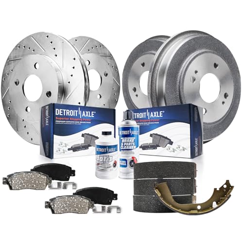 Detroit Axle - 1.7L Brake Kit for 2001-2005 Honda Civic 2002 2003 2004