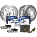 Detroit Axle - 1.7L Brake Kit for 2001-2005 Honda Civic 2002 2003 2004