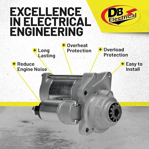 DB Electrical 410-14084 Starter Compatible with Ford F250 F350 F450 F550 Super-Duty 6.7L 6.7 Diesel 2011-2015 2011 2012 2013 2014 2015 Replaces BC3T-11000-AB BC3Z-11002-A SA-1004 6696