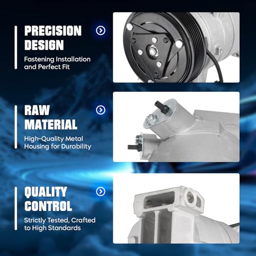 Air Conditioner AC Compressor With Clutch for Nissan Maxima/Murano 3.5L 2009-2014, for Nissan Quest 3.5 2011-2015, for Nissan Pathfinder 3.5 2013 2014 2015