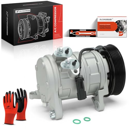A-Premium Air Conditioner AC Compressor with Clutch Compatible with Dodge Ram 1500 2500 3500 5.7L 2003-2008