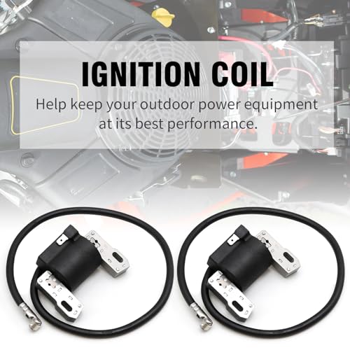VIKKSAER 2 Pcs Ignition Coils 592846 Replacement for BS 18-22HP Intek V-Twin Engines, Compatible with OE Numbers 691060 799651 499447 401577, Good Performance Ignition System Parts