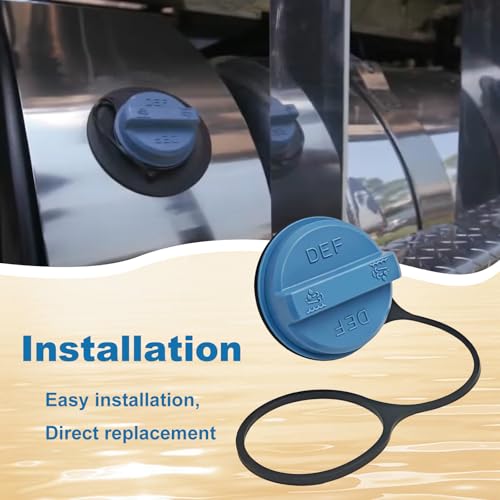 LESHIAUTO Heavy Duty Diesel Exhaust Fluid(DEF) Cap Compatible with Peterbilt 210 320 330 335 337 362 365 384 387 388 Kenworth C500 T2000 T660 T680 T800 W900 Replace# 908-0223-01