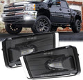 Z-OFFROAD Upgrade LED Fog Lights Bumper Driving Lamps for 2007-2014 Silverado 2007-2015 Suburban Tahoe 2007-2013 Avalanche Pick Up Truck - Black