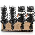MOSTPLUS Front+Rear Complete Struts Shocks Assembly Compatible for 2004 2005 2006 Toyota Camry Solara Lexus ES330 172205 172206 172208 172207 Coil Spring