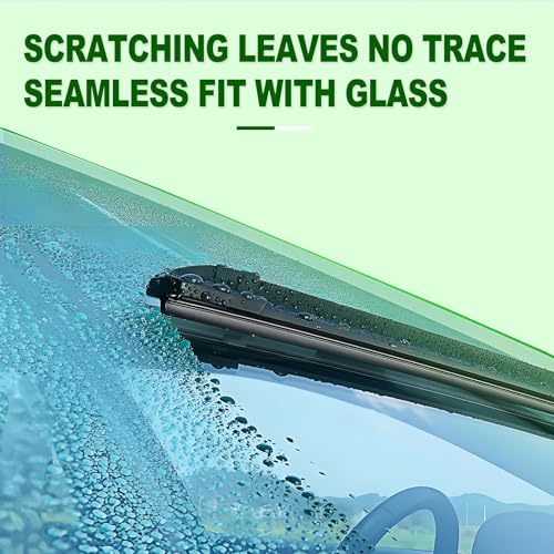 ZIXMMO OEM Quality 22in + 22in Premium All-Season Windshield Wiper Blades for Original Equipment Replacement(Set of 2)