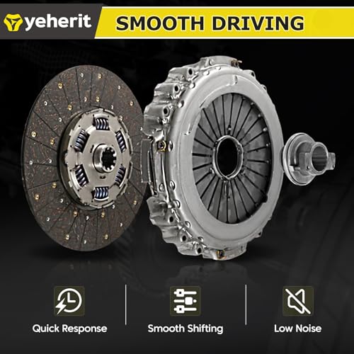 6DCT250 DPS6 Auto Transmission Clutch Kit with Clutch Release Fork Lever Compatible with Dual Ford Focus Fiesta 2011-2019 B-Max 2012-2019 Ecosport 2013-2019, Repalce# 602000800
