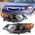 SOCKIR - For 2009-2014 Acura TSX [Factory HID/Xenon/Ballast Model] Projector Headlight Assembly Headlamp Replacement Pair (Driver & Passenger Side)