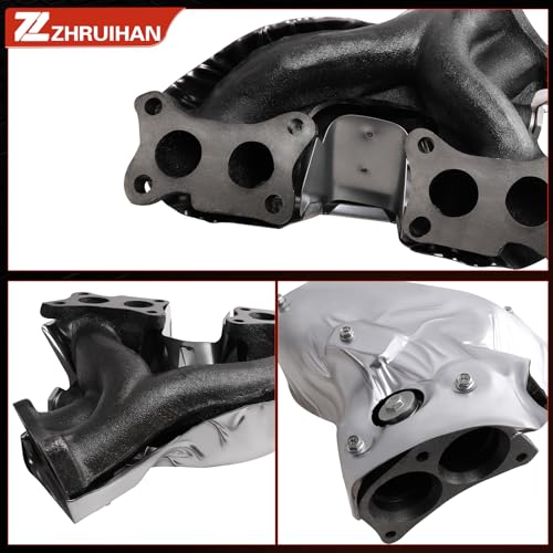ZHRUIHAN Exhaust Manifold Kit With Includes Required Gaskets and Hardware Compatible witht 1990-1994 D21 Pickup & 1995-1997 Pickup 2.4L L4, OE : 674-549 EPA