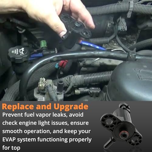 1997277 911039 EVAP Vapor Canister Purge Valve Solenoid for Cadillac Escalade, for Chevrolet Silverado Tahoe Blazer S10 Pickup, for GMC Sierra Yukon Jimmy Sonoma, for Workhorse Fastrack Series