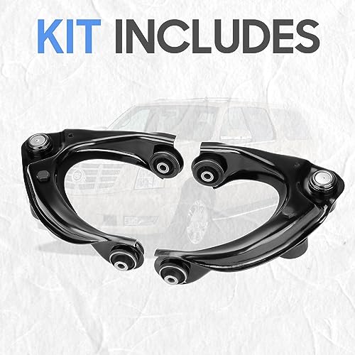 Front Upper Control Arm w/Ball Joint Suapension Kit for 2003-2008 Mazda 6, 2007-2012 Lincoln MKZ, 2006 Lincoln Zephyr, 2006-2011 Mercury Milan, 2006-2012 Ford Fusion (2pc)