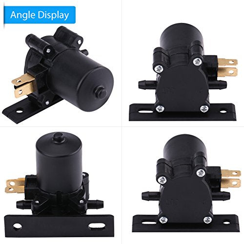 Windshield Washer Motor Pump, Keenso SI-AT23011 12V Universal Windshield Washer Pump for Car Van Bus Truck