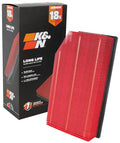 K&N Engine Air Filter: Long Life 18,000 Mile Replacement Air Filter: Compatible with 2018-2026 Jeep Wrangler JL and Gladiator, KNA-5076