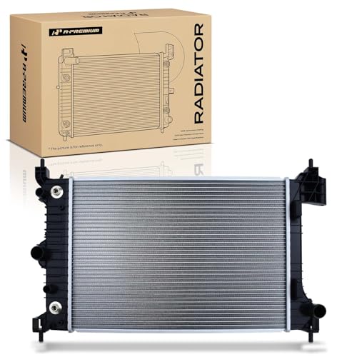 A-Premium Engine Coolant Radiator with Transmission Oil Cooler Compatible with Chevrolet Chevy Sonic 2012 2013 2014 2015 2016 2017 2018, L4 1.8L, Automatic Trans., Replace# GM3010546
