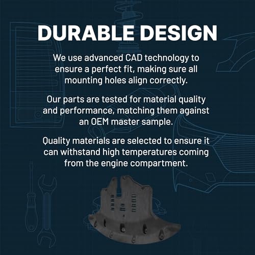 Garage-Pro Engine Splash Shield Compatible with Hyundai Sonata 2015-2017