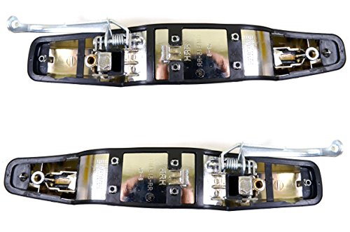 PT Auto Warehouse GM-3545M-RP - Exterior Outside Door Handle, Chrome Finish - Rear Left/Right Pair, Replaces 84053448, 84053450, 25890290, 15915659, 25890289, 20954849, 15868466