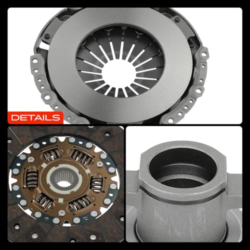 A-Premium Transmission Clutch Kit Set Compatible with Nissan Pathfinder 1987, Pickup 1995-1996, 720 1983-1986, D21 1986-1994, 2.0L 2.4L