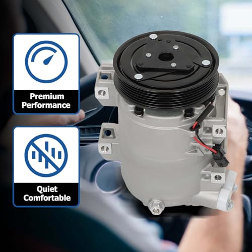 WFLNHB A/C Compressor Replacement for Nissan Rogue 2008-2013 Replacement CO 11200C 92610JM01C 92610JM01E