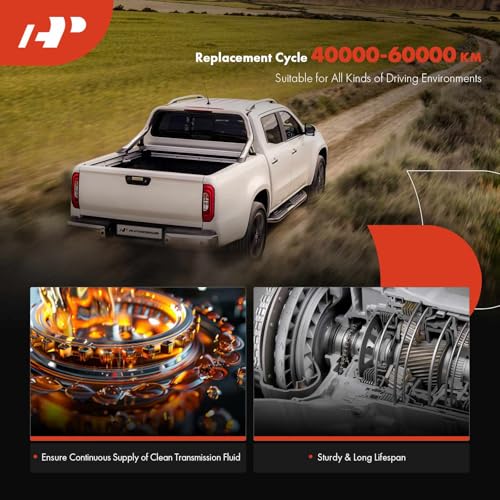 A-Premium Automatic Transmission Fluid Filter Compatible with Ford F-250 F-350 F-450 F-550 Super Duty, Excursion, LCF, E-150, E-250 E-350 E-450 Super Duty & International Harvester CF500, CF600