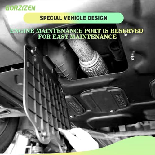 Front Skid Plate for Hyundai Sonata 2020 2021 2022 2023 Engine Splash Shield Heavy Duty, Impact Resistant Engine Guard Cover for Sonata Underbody Guard Plate w/Screw Hardware