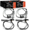 A-Premium 4PC Set Front Rear ABS Wheel Speed Sensor Compatible with BMW 323i 325i 2006, 328i 2007-2011, 128i 2008-2013, Front & Rear Driver & Passenger Side