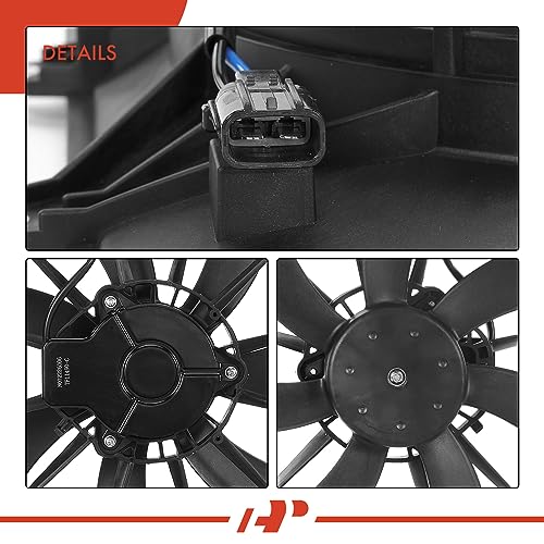 A-Premium Left and Right Engine Radiator Cooling Fan Assembly